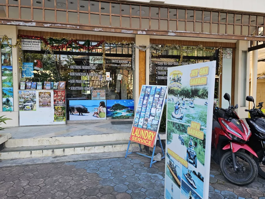 Turizmo agentūra, siūlanti ekskursijas Chaweng