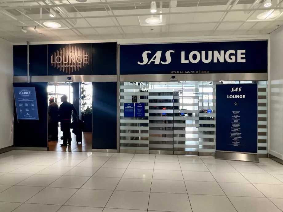 "Lounge by Menzies" ir SAS salonas Geteborgo GOT oro uoste