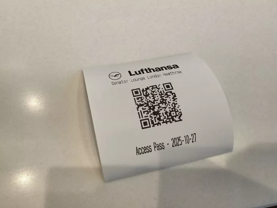 Brūkšninis kodas, kuriuo galima patekti į Senatorių saloną