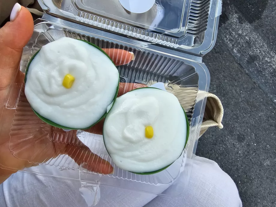 K. Panich lipnūs ryžiai - tailandietiškas pudingas