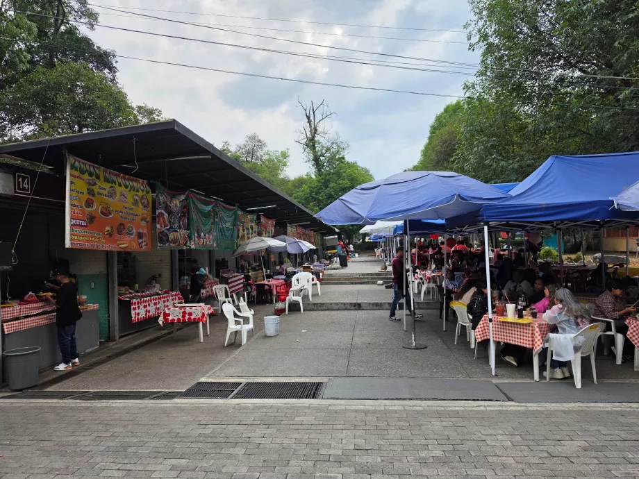 Bosque de Chapultepec, maisto prekystaliai