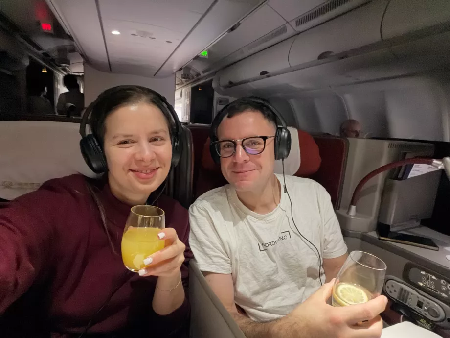 Mes sėdime vidurinėse sėdynėse