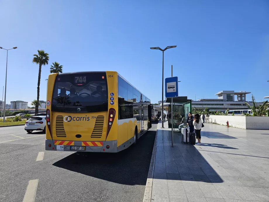 Autobusų stotelės Lisabonos centro kryptimi