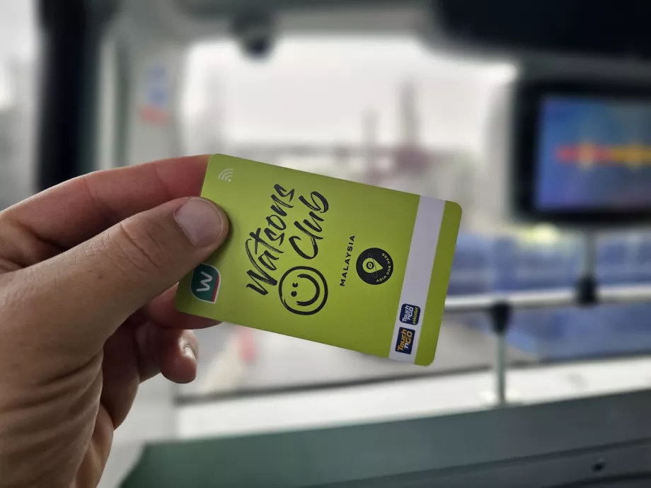 "Touch-n-Go" kortelė iš "Watsons