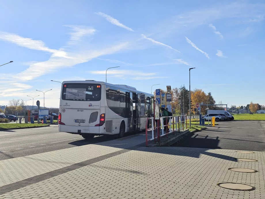 Autobusų stotelė Naujojo Jičino, Kopřivnicos ir kt. kryptimi