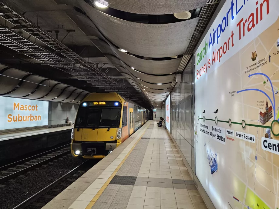 Traukinys į Sidnėjaus oro uostą