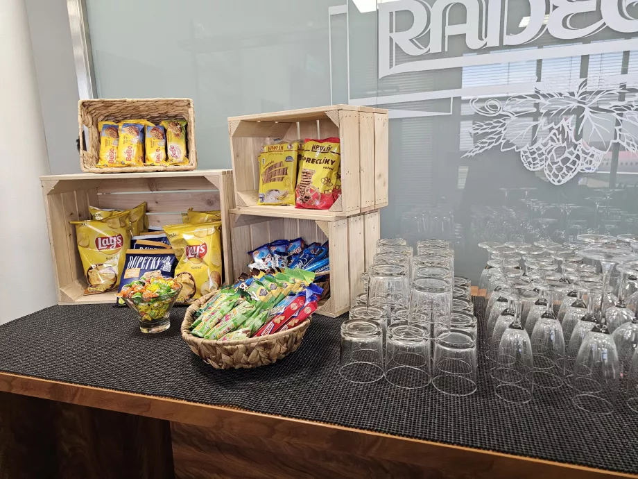 Saldumynai, traškučiai ir pikantiški užkandžiai