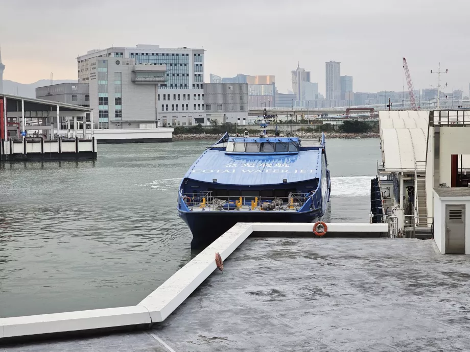 "Cotai Water Jet", Taipa terminalas