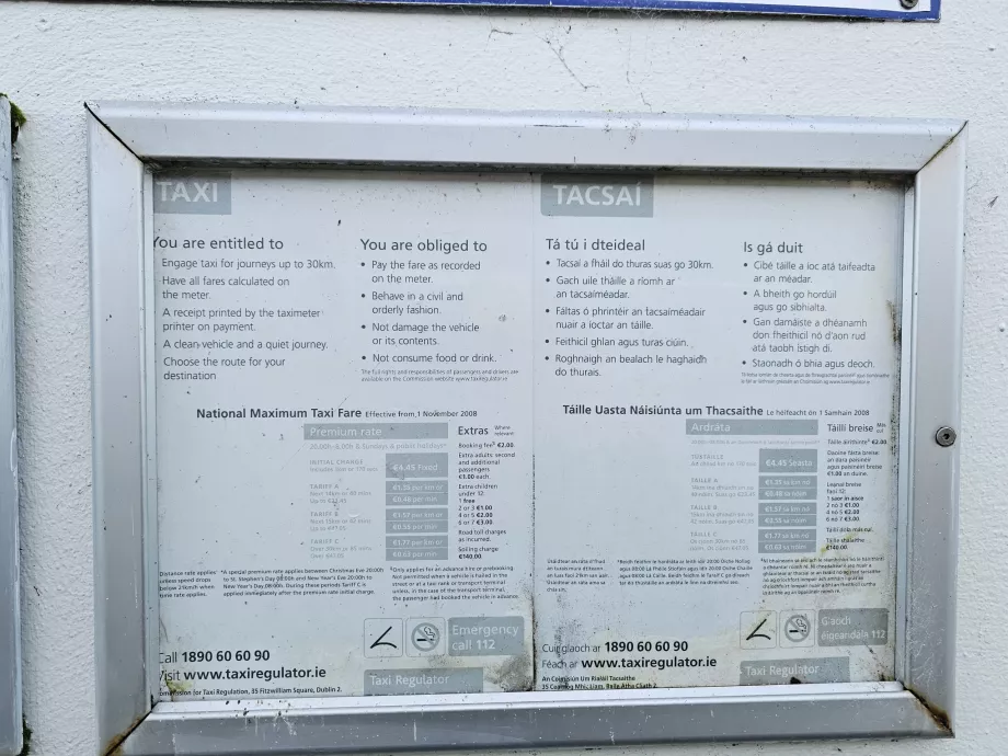 Taksi kainos 2025 m.