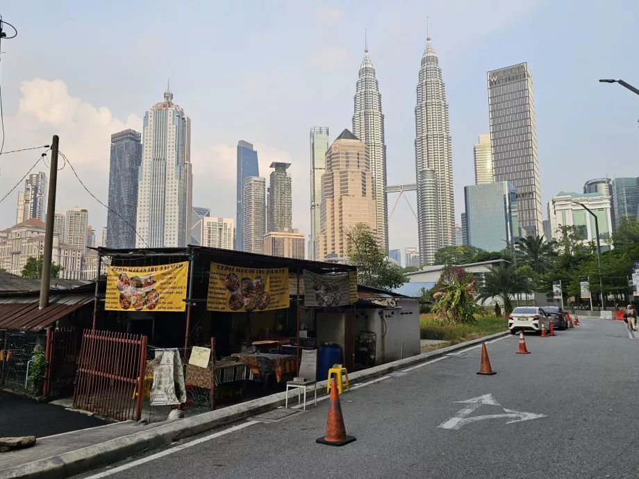 Vaizdas iš Kampung Baru rajono