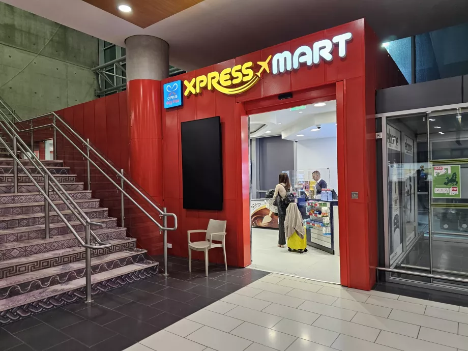 Minimarket atvykimo salėje