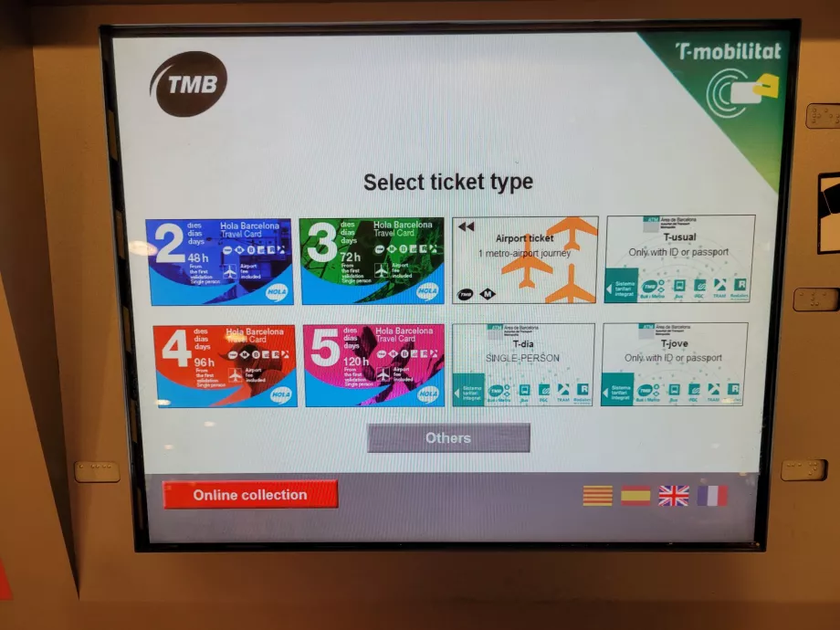 Bilietų pasirinkimas