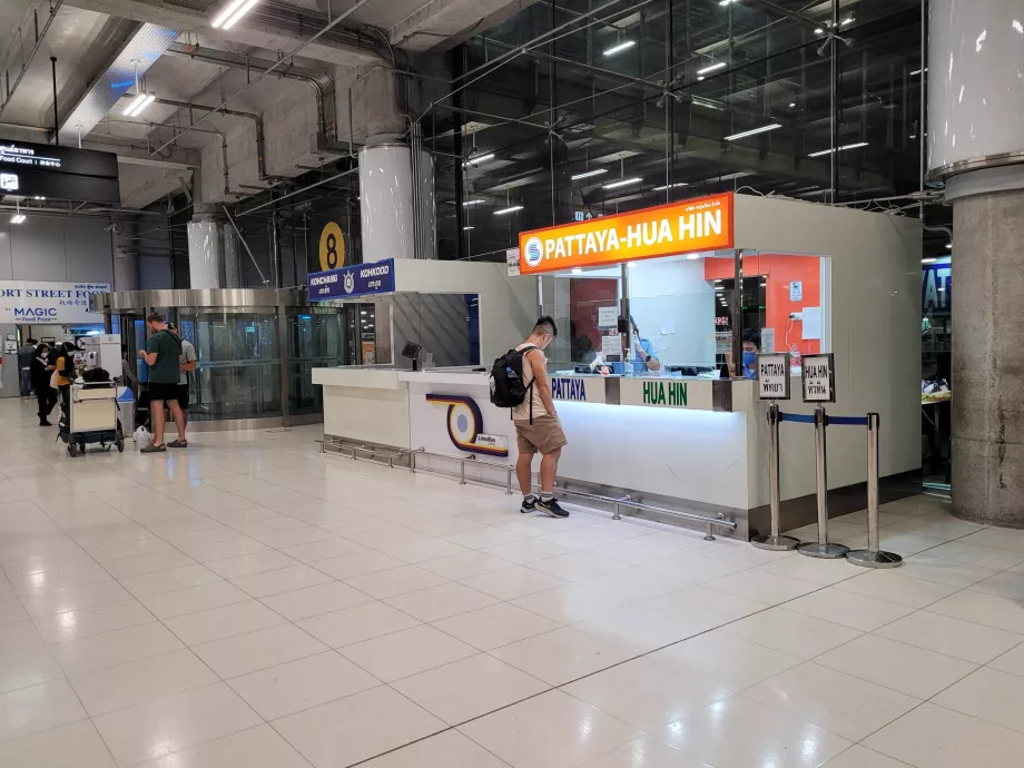 Bilietų kasos Pattaya ir Hua Hin miestuose