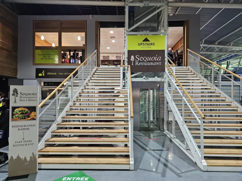 Restoranas Sequoia, viešoji dalis