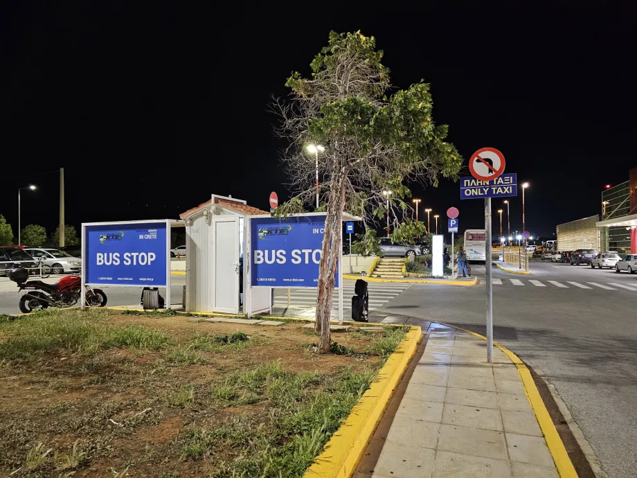 Autobusų stotelė, Chanijos oro uostas