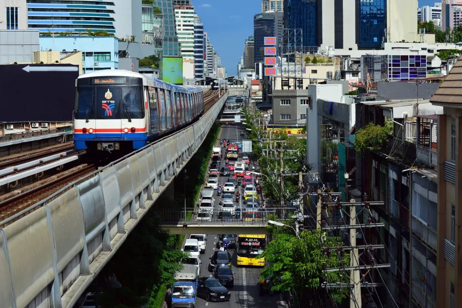 BTS metro linijos