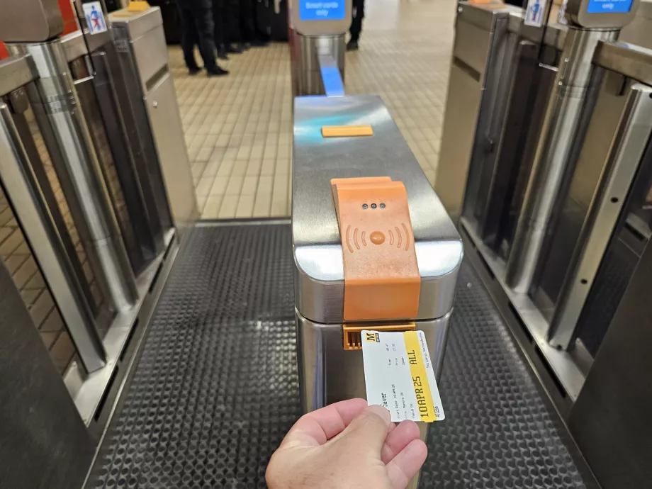 Bilietų turniketas metro
