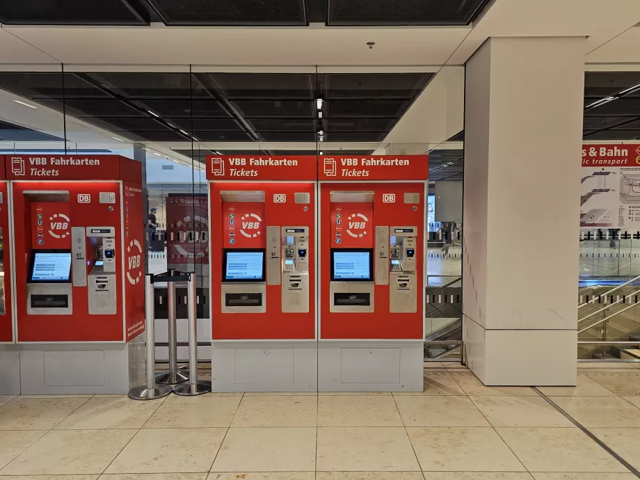 Traukinių bilietų automatai