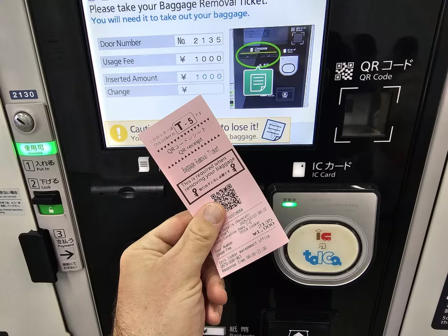 Bilietas iš bagažo saugyklos