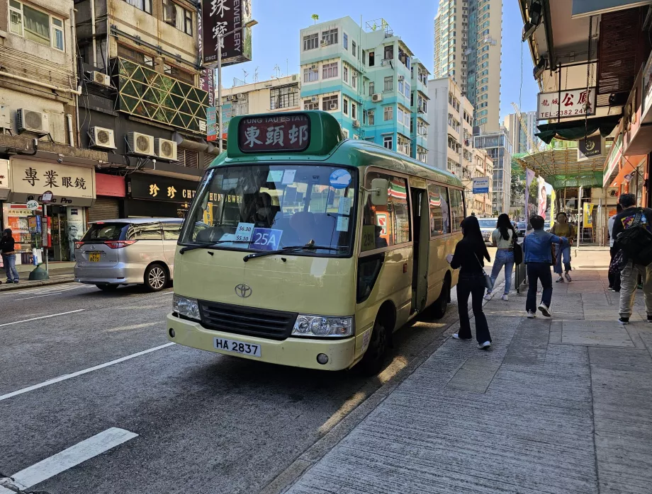 Mikroautobusas Honkongas