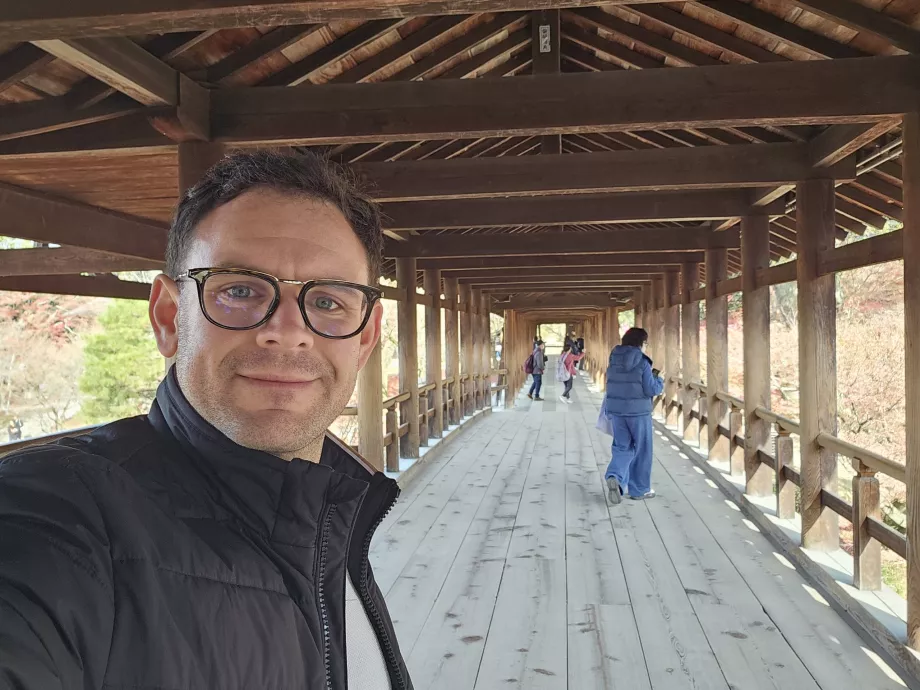 Tofuku-dži šventykla, aš ant Tsuten-kyo tilto