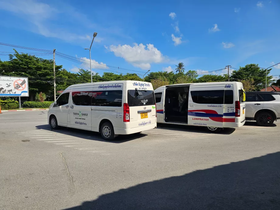 Mikroautobusai Lomprayah į keltus