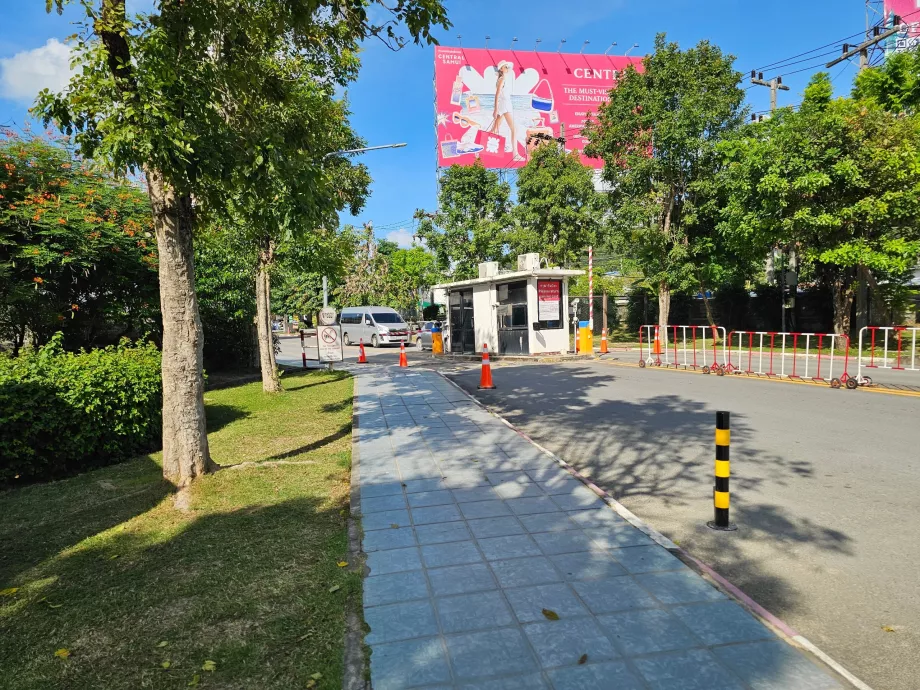 Nurodymai, kaip nuvykti į "Bolt" / "Grab" už oro uosto teritorijos ribų