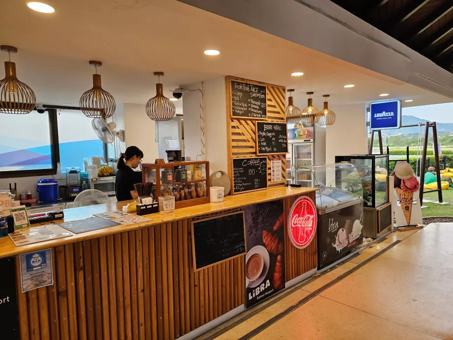 Kavinės ir restoranai, tarptautinis skyrius, tranzitinė zona