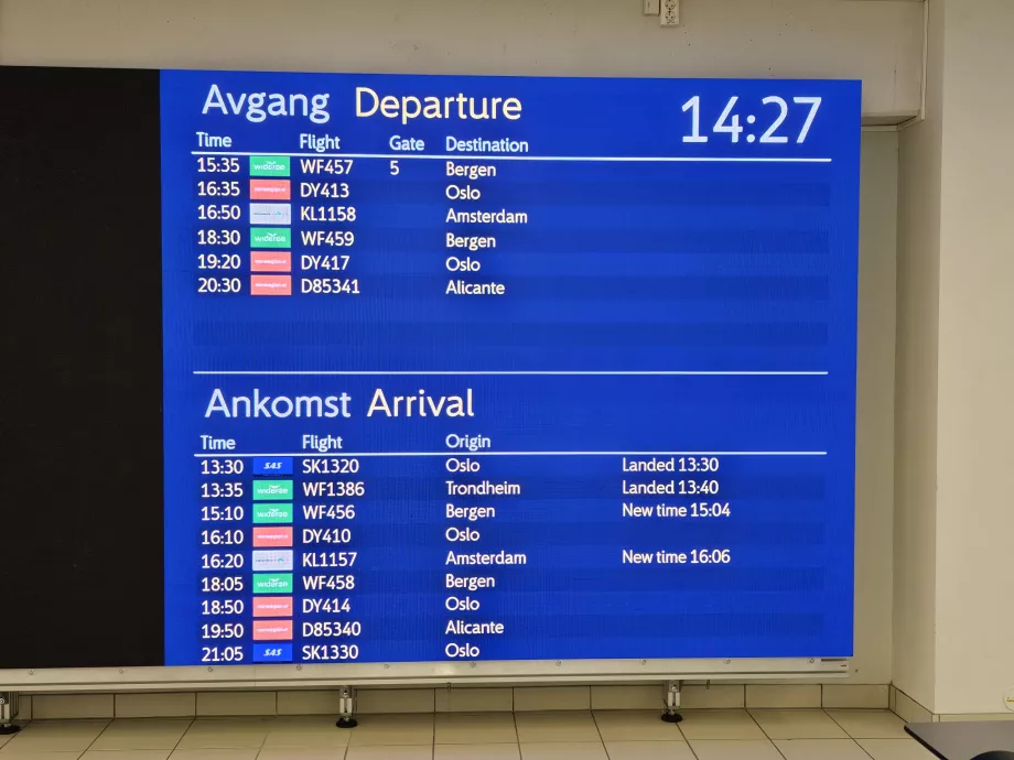 Išvykimas ir atvykimas