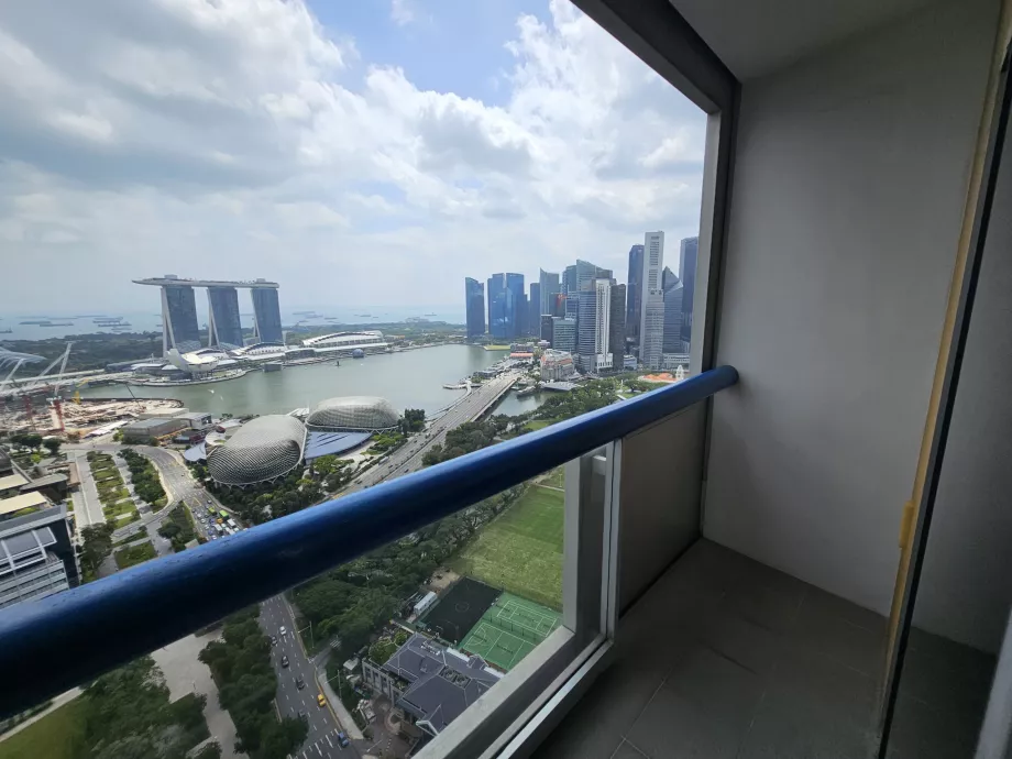 Marina Bay Sands vaizdas iš balkono