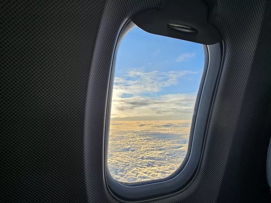 Vaizdas saulėlydžio metu