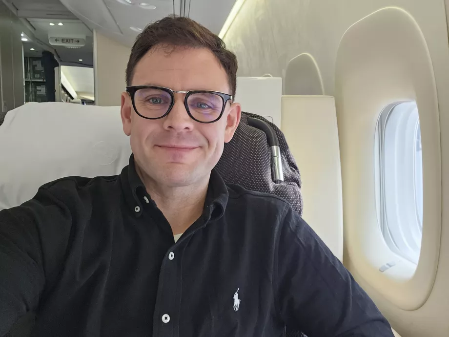 Aš - pirmos klasės "Lufthansa