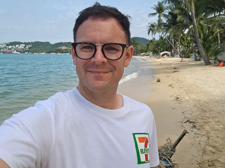 Aš Bangrako paplūdimyje