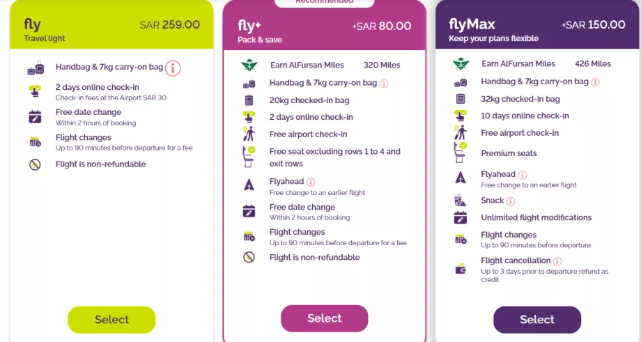 Tarifų klasės flyadeal