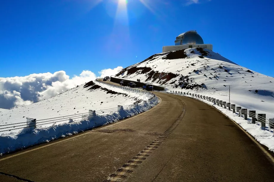 Mauna Kea žiemą
