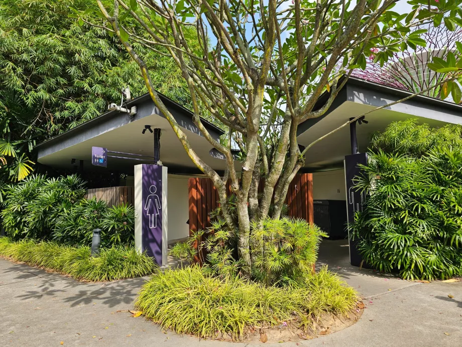 Gardens by the Bay, nemokamas tualetas