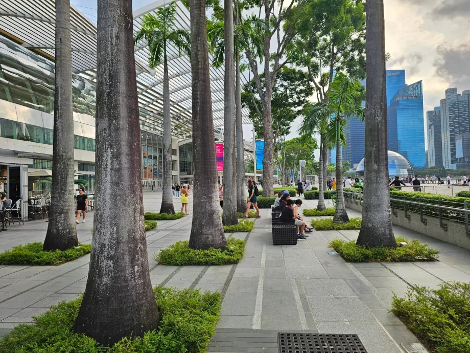 Promenada priešais MBS