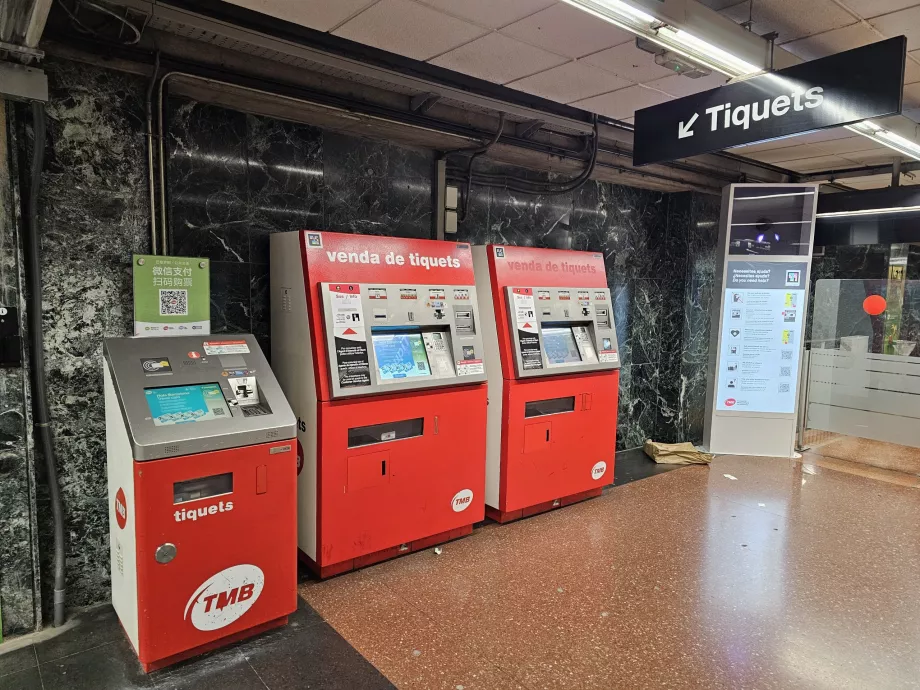 Bilietų automatai metro