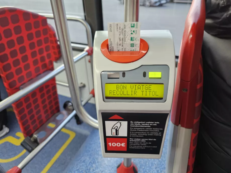 Bilietų tikrintuvas autobuse