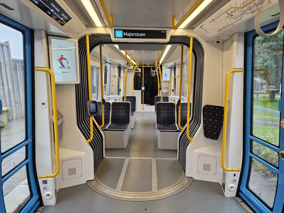 Tramvajaus interjeras