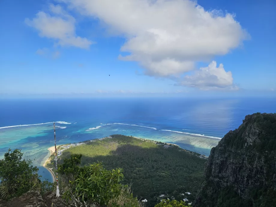 Vaizdas nuo Le Morne viršūnės