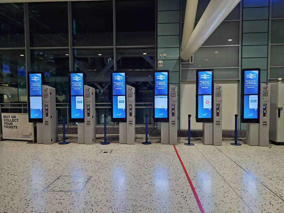Traukinių bilietų automatai