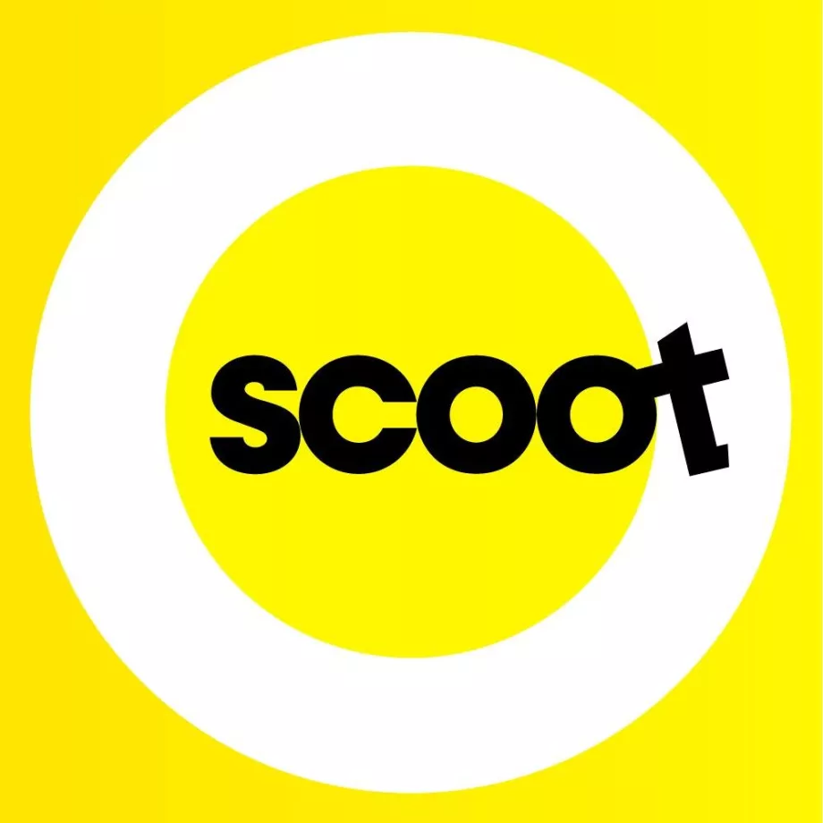 "Scoot" logotipas