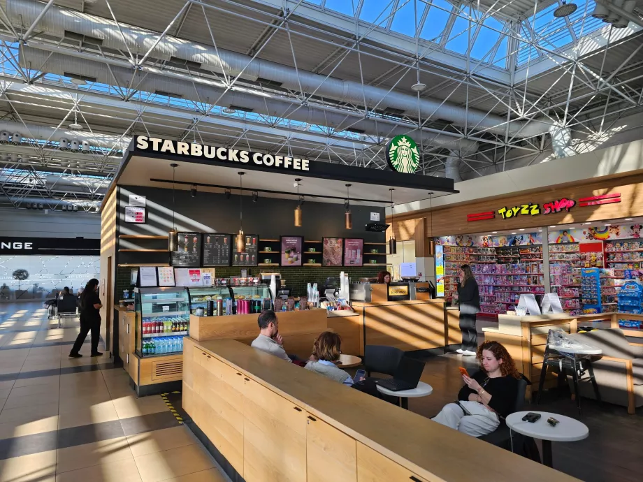 "Starbucks", 1 terminalas, vidaus tranzito skyrius