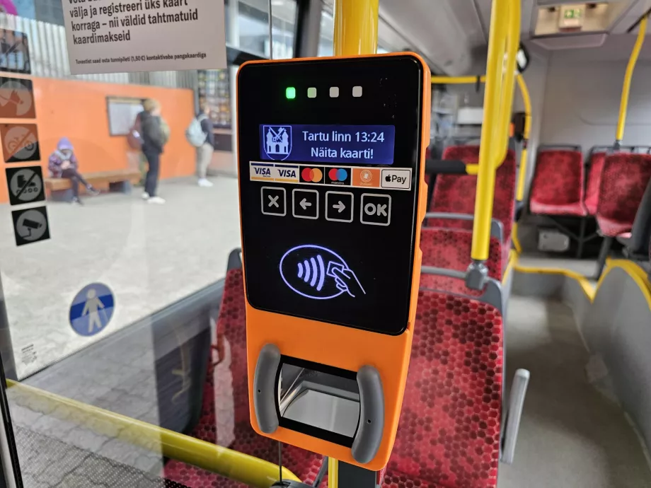 Autobuso bilieto apmokėjimas