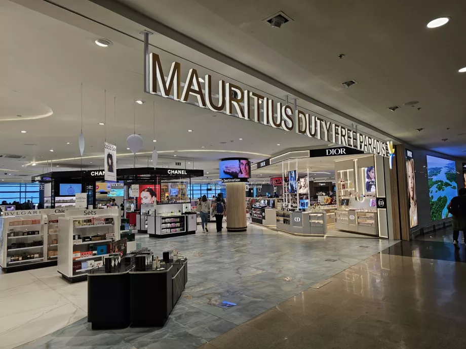Neapmuitinamų prekių parduotuvė, Mauricijaus oro uostas