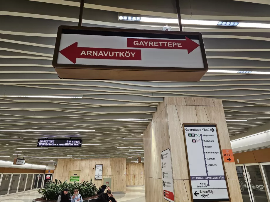 Gayrettepe kryptis į centrą