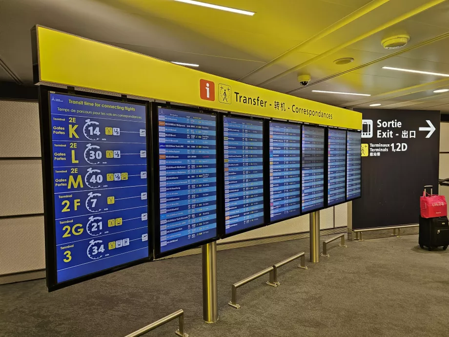 Informacija apie persėdimus tarp skrydžių 2 terminale