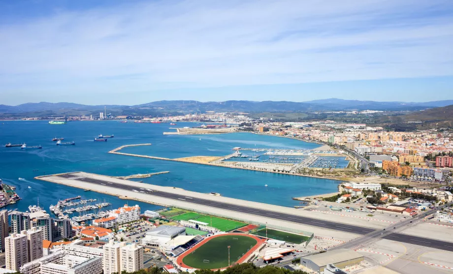 Atvykimas per oro uostą Gibraltar