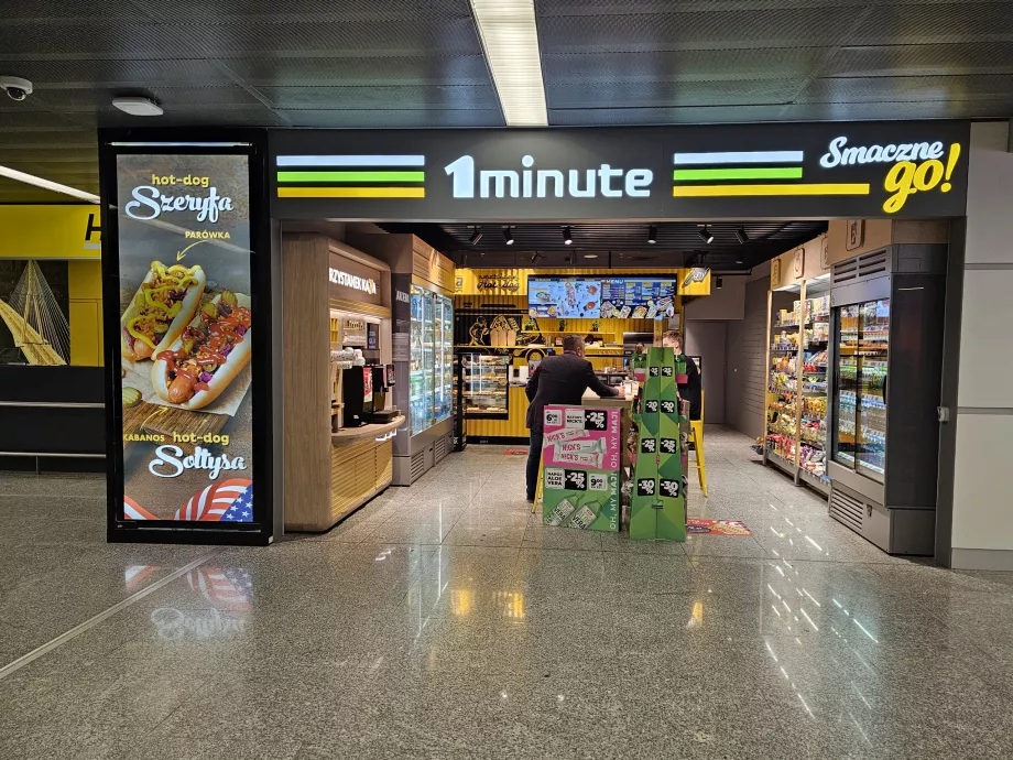 Minimarket atvykimo salėje